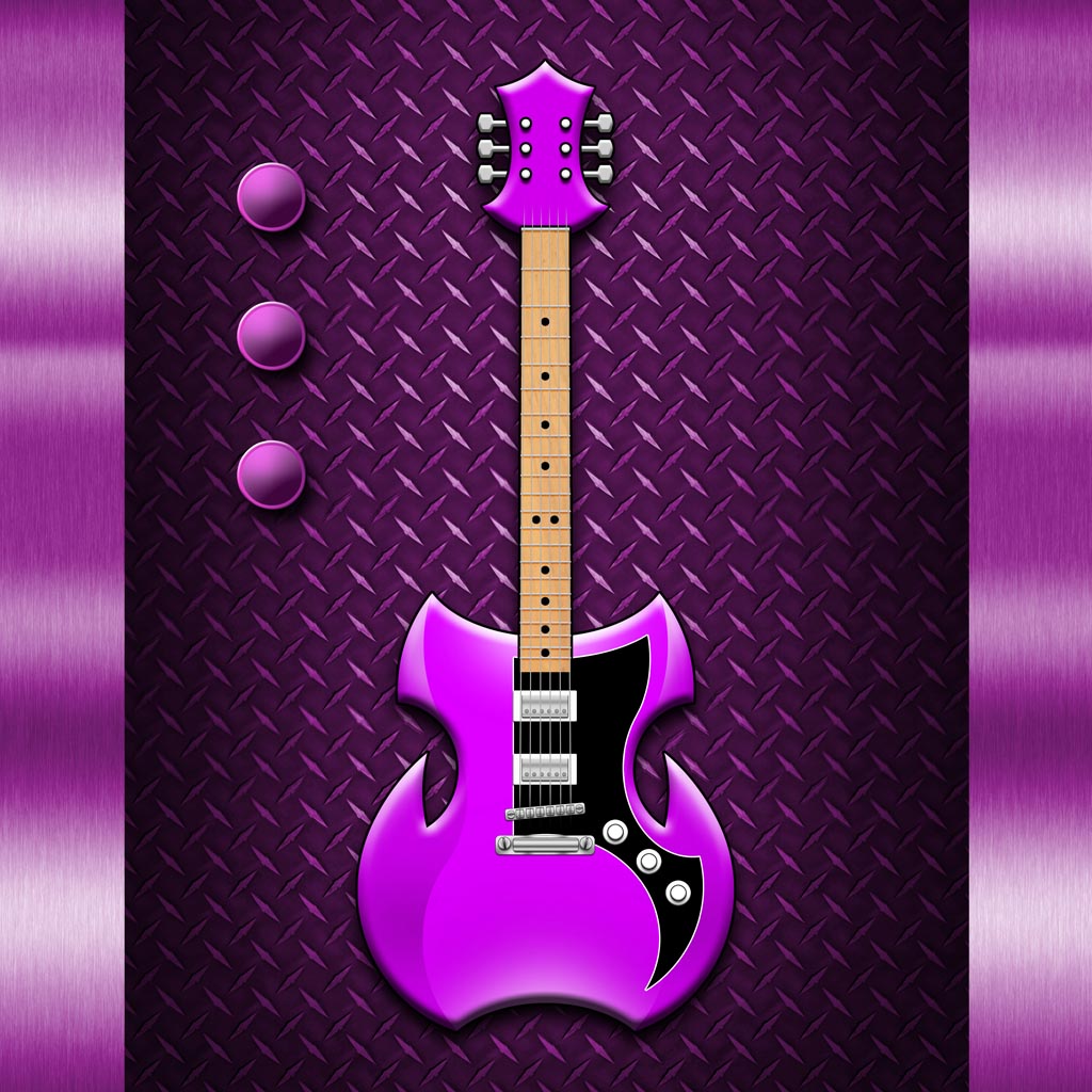 Purple Curves Guitar
